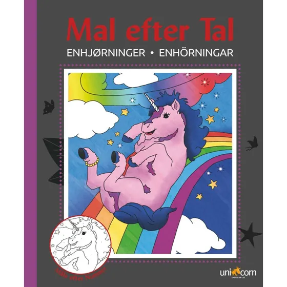Mal efter Tal: Enhjrninger  Hfte (24 sider, tal 1-12)