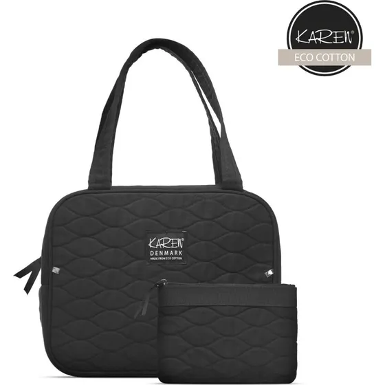 Karen Denmark toilettaskesæt 2 dele – Sort