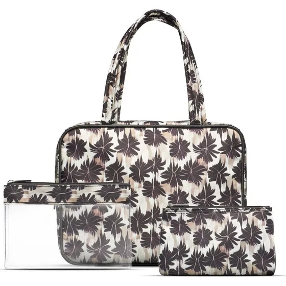 Gillian Jones Toilettaske sæt 3 dele – Palmeprint