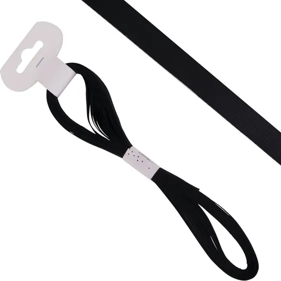 Scanseason Gavebnd Ribbet 10 mm x 10 m - Sort