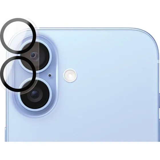 PanzerGlass PicturePerfect linsebeskytter til iPhone 16/16 Plus (sort)