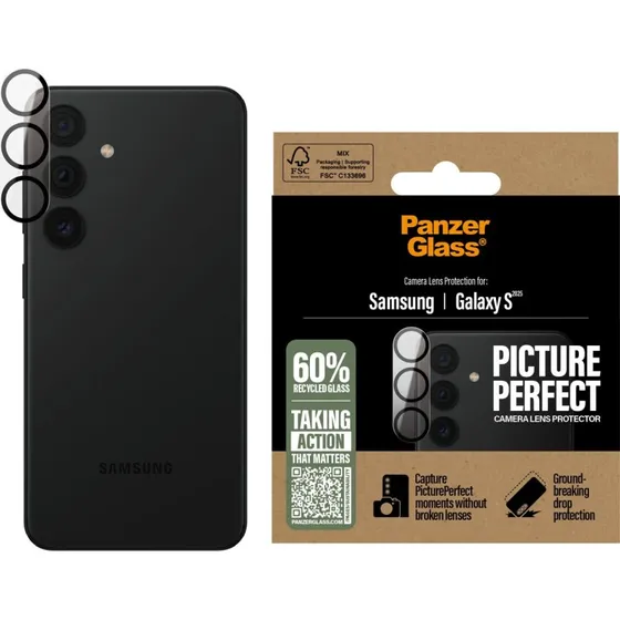 PanzerGlass PicturePerfect linsebeskytter til Samsung Galaxy S25