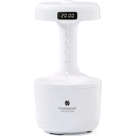Scandinavian Collection Luftfugter med antityngdekraftseffekt og ur
