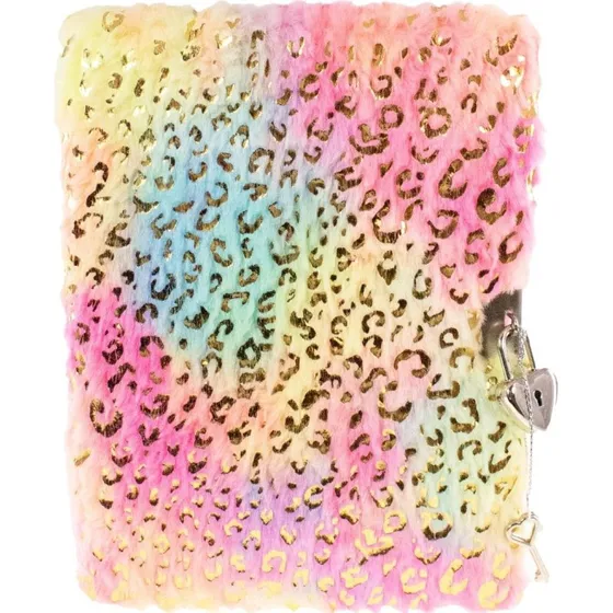 Tinka Plysdagbog - Multifarvet med hngels