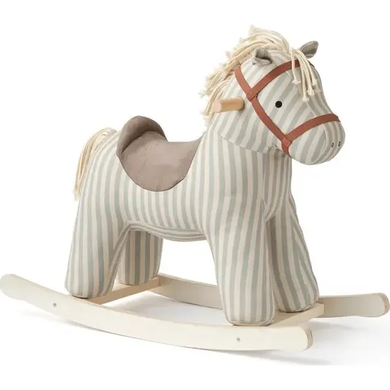 Kids Concept Sam gyngehest  bl med striber, kanvas