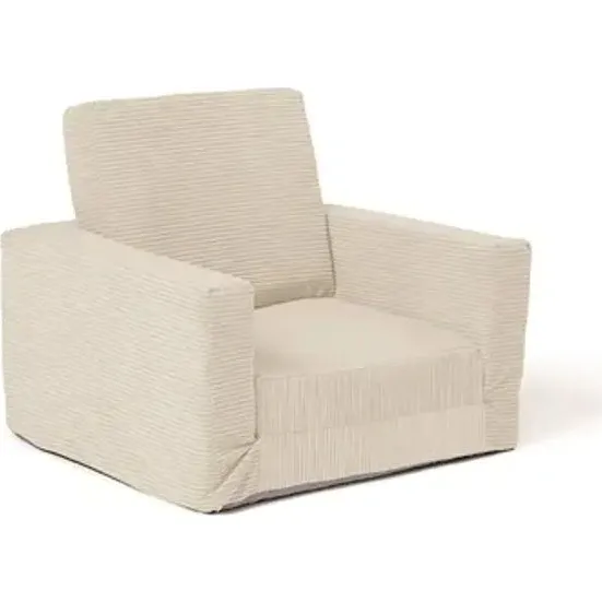 Kids Concept Lænestol foldbar råhvid 42x44x38 cm