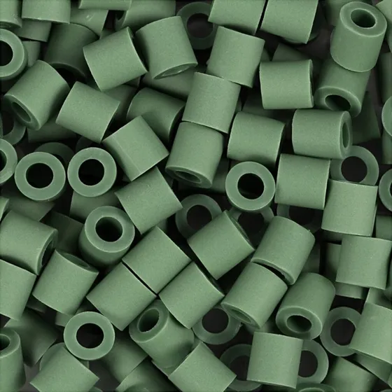 NABBI BioBeads rrperler 5x5 mm mrk grn - 1000 stk