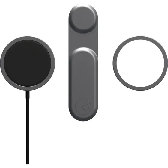 Rolling Square EDGE Full Kit – Holder, 15W trådløs oplader, basaltgrå