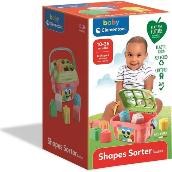 Clementoni Formsorteringsspand med 6 former (10+ mdr)