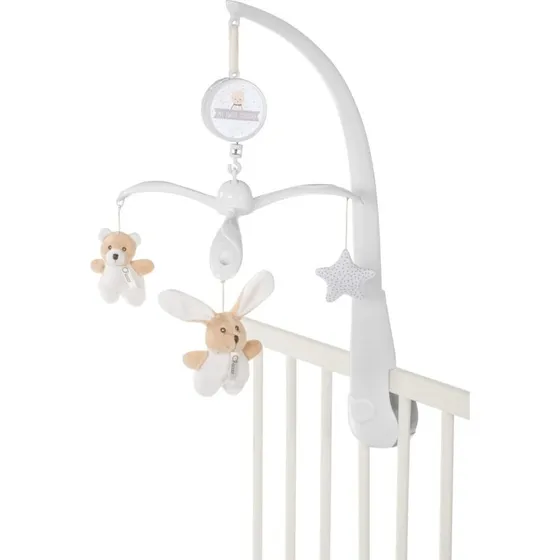 Chicco Bear & Bunny Barneseng-uro, hvid (0+ mdr)