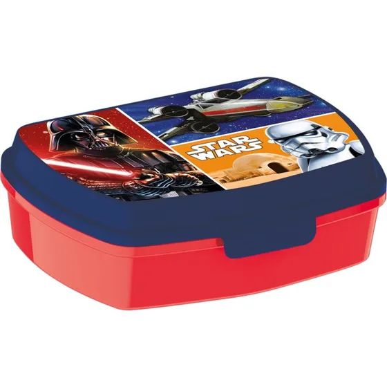 Euromic Star Wars madkasse - stor blå/rød