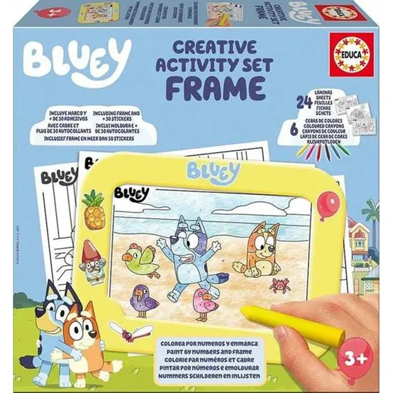 Educa Bluey 3-i-1 kreativt tegningsst til brn 3+
