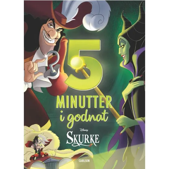 Disney Fem minutter i godnat – Skurke (hardcover)