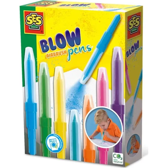 SES Creative Pustetuscher Airbrush, 7 farver