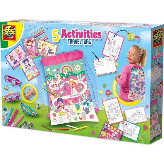 SES Creative - Aktivitets Rejsetaske (5 aktiviteter)