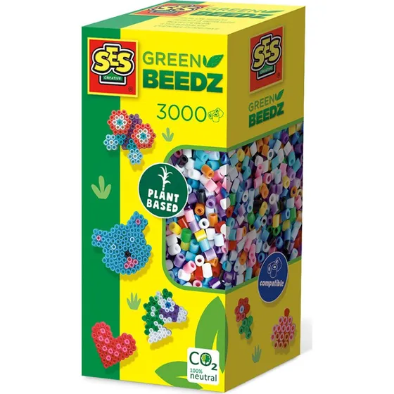 SES Creative Green Beedz Strygeperler 3000 stk