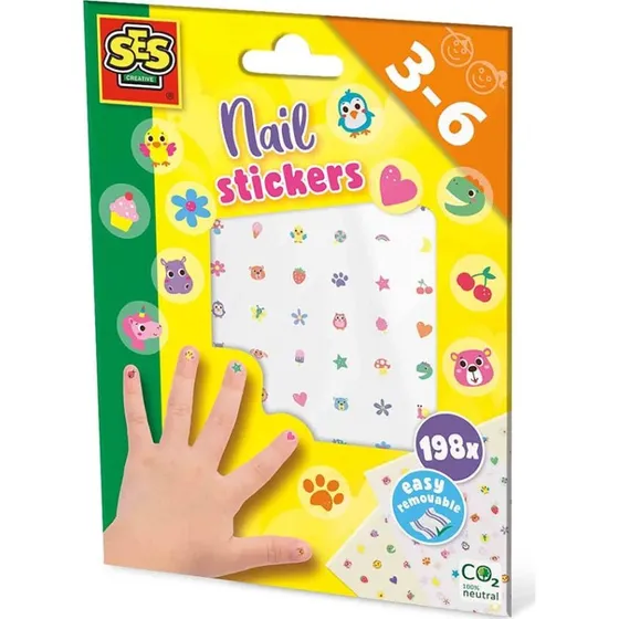 SES Creative Neglestickers S14044  198 stk.