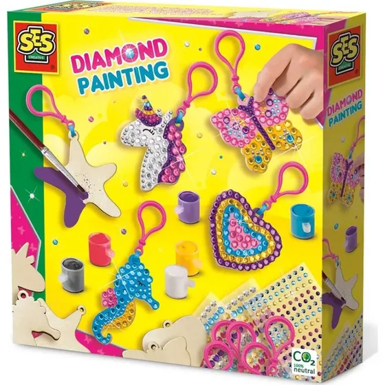 SES Creative Diamond Painting Trngleringe - 5-9 r