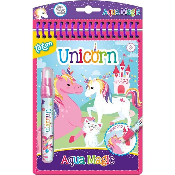 Creative Craft Group UNICORN Aqua Magic aktivitetsbog (genanvendelig)