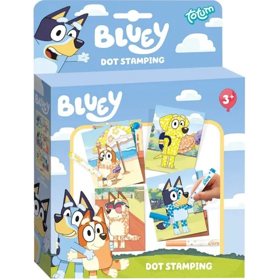 Bluey Dot Stamping Malest  9 dele