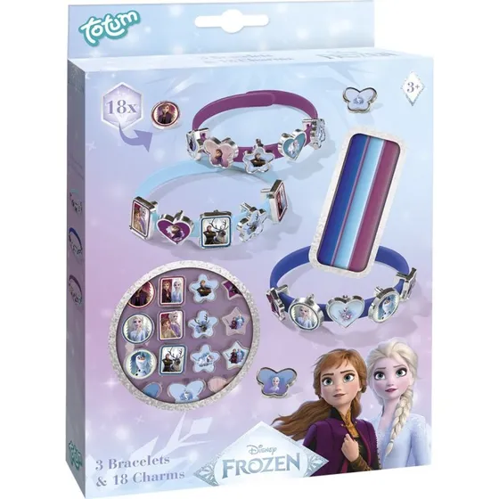 Disney Frost DIY: 3 armbnd & 18 vedhng - kit til brn