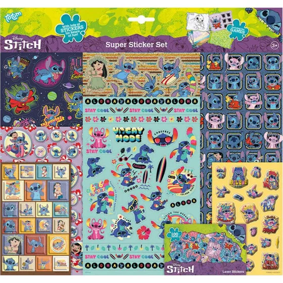 Creative Craft Group Disney Stitch Super Stickerset, 7 ark