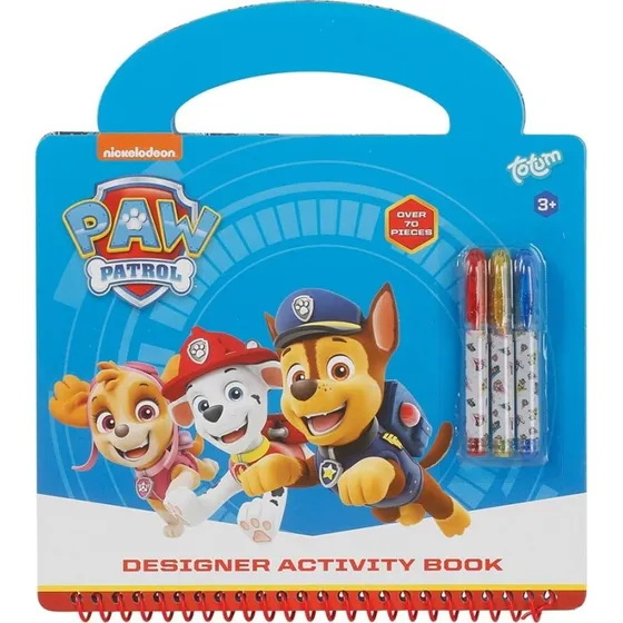 Paw Patrol Aktivitetsbog  Tegn med skabeloner & klistermrker (70 dele)