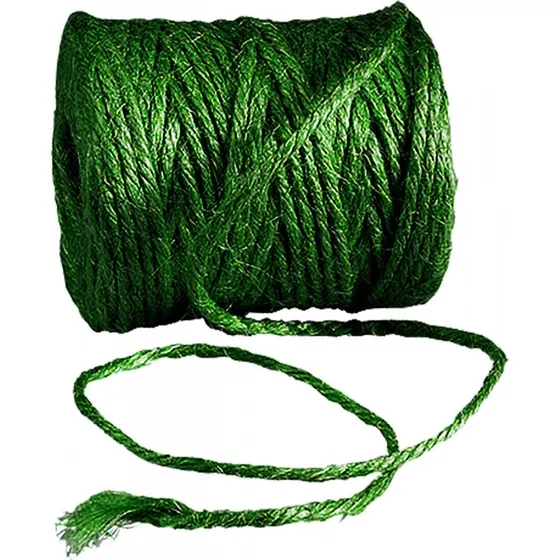 Jutegarn Grn  4 ruller  100 m