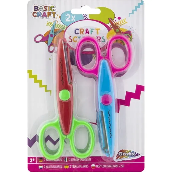 Grafix Mønstersakse 2 stk. (formklip)