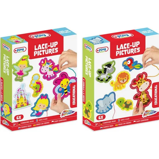 Grafix Snrest med 6 dyr - Assorterede motiver