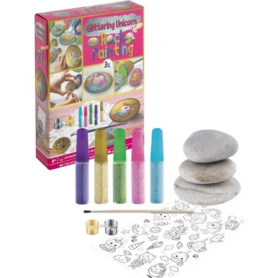 Grafix Stenmaling med glimmer-st