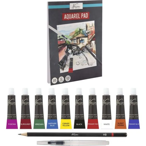 Creative Craft Group Aquarel Paint Box, 13 dele
