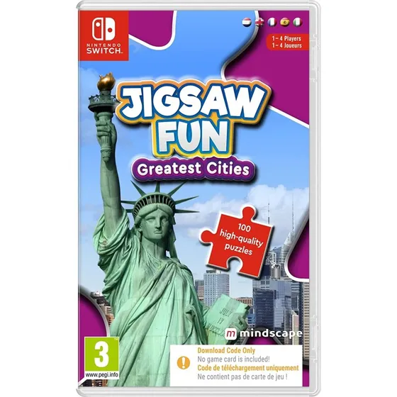 Jigsaw Fun: Greatest Cities - Nintendo Switch (Kode i boks)