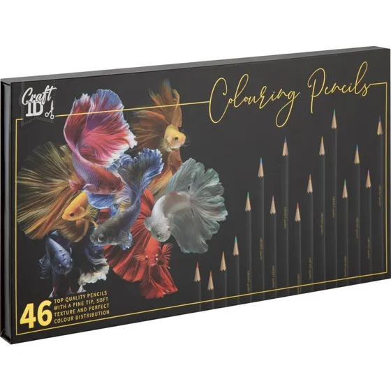 Craft Sensations farveblyantst 46 stk i ske med magnet