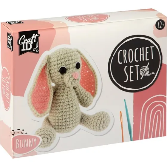 Creative Craft Group CROCHET KIT - Kanin (12x9x12 cm)