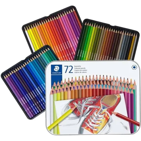 Staedtler Farveblyanter 72 stk. i metalske