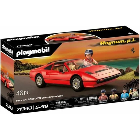Playmobil Magnum p.i. Ferrari 308 GTS - rød playset