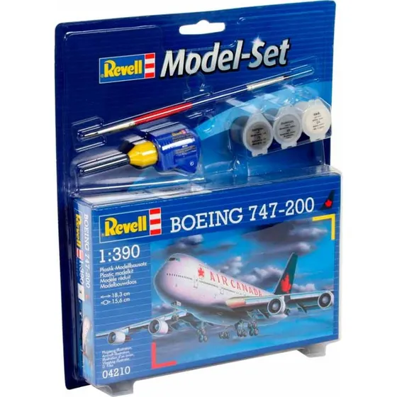 Revell Air Canada Boeing 747 1:390  inkl. lim og maling