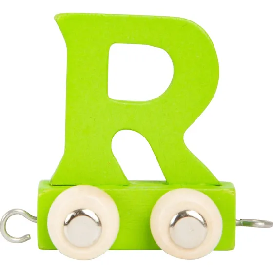 Small Foot Trtog Bogstav R, Grn - 6,5 x 3 x 6 cm