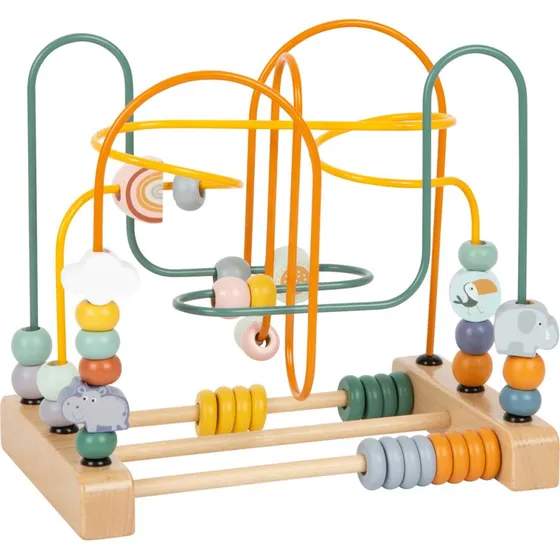 Small Foot Kuglelabyrint i tr  Safari