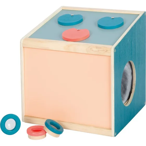 Small Foot Flekasse i tr med forstrrelsesglas og kalejdoskop