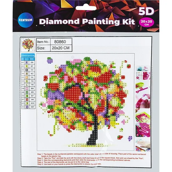 Centrum Diamond Painting 5D 20x20 cm - trramme