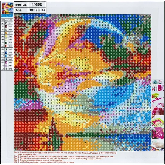 Centrum Diamond Painting 30x30 cm  Planet