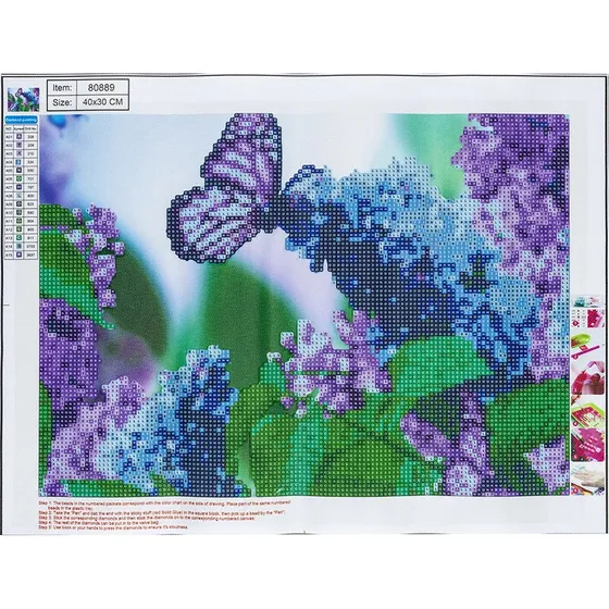 Centrum Diamond Painting 30x40 cm - Sommerfugl