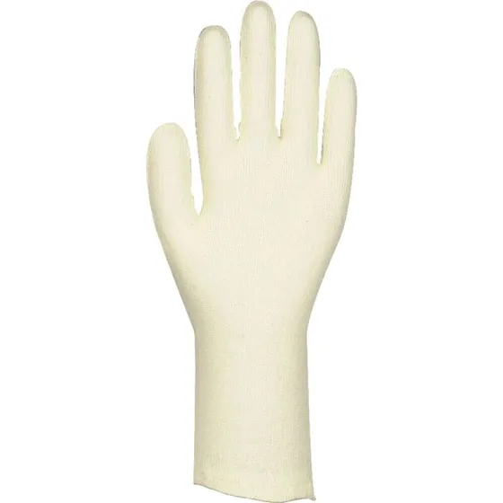 ABENA Bomuldshandsker 11, hvid med knopper - 12 par