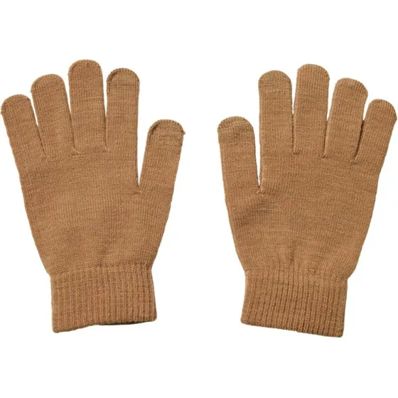 Pieces New Buddy strikhandsker – Natural