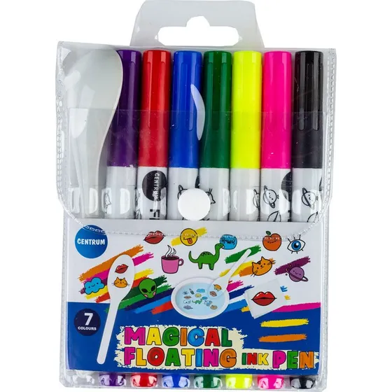 Centrum Magical Floating Ink - 7 stk (6 tuscher + ske)