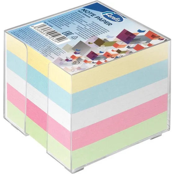 Centrum Cube med kulrt papir 9 x 9 cm