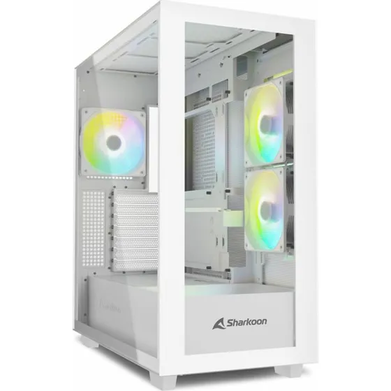 Sharkoon Rebel C60 RGB ATX kabinet (Hvid)