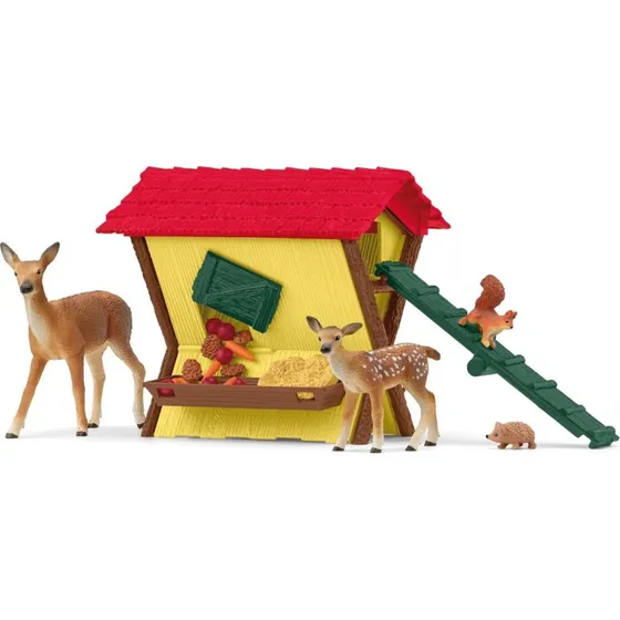 Schleich Fodring af skovens dyr playset 42658